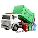 男の子ごみ収集車おもちゃ缶トラック遊び車廃棄物管理を学ぶ