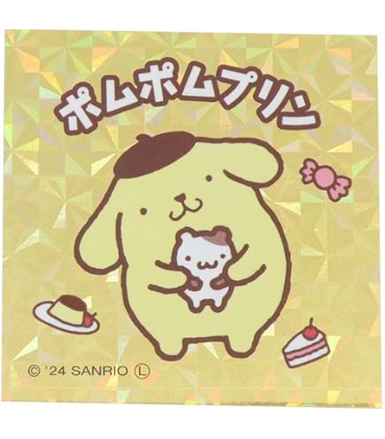 Amazon.co.jp: Pompompurin Mini Sticker Haramaki Character Sticker
