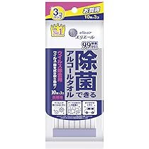 Amazon.co.jp: エリエール 除菌できるアルコールタオル ウイルス除去用