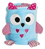 Blue Owl Rolled Blanket by Evergreen Enterprises [並行輸入品]