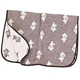 hiorie(ヒオリエ) 日本製 4重ガーゼ ベビーケット ミニケットサイズ クマ柄 ブラウン 赤ちゃん ガーゼケット 出産祝い ケット