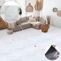 Amazon | フロアタイル 約6畳 大理石 フロアタイル 石目調 【45*45cm  