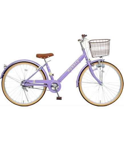 Amazon | 自転車 子ども用自転車 24インチ 6段変速ギア ホワイト 