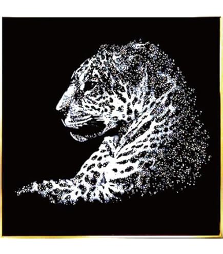 Amazon.co.jp: クリスタルアート フォントラ 43x63cm トラ 虎 風水