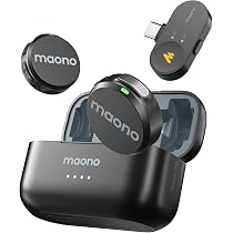 Amazon.co.jp: MAONO USB Type-C-ピンマイク-ワイヤレスマイク-9g超