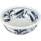 江泉窯 砥部焼 玉渕浅鉢 唐草 大