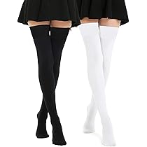 Kayhoma Extra Long Cotton Thigh High 