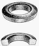 Danco蛇口座金7 / 16 " x 3 / 4 " x 1 / 8 "ゴム袋詰め
