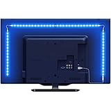 Lepro LED テープライト RGB テレビバックライト 0.5Ｍx4本 間接照明 5050SMD USB式 RFリモコン付き 3M強力粘着テープ イルミネーション クリスマス飾り パーティー 雰囲気作り