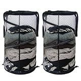acmetop Laundry Hamper M ブラック AT-LH01-2
