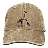 大人 デニム キャップジラフ キリン モー モー アニマル柄 デザイン 今季最新 ゴルフ レジャー・キャップ クール 紫外線対策 日よけ 小顔効果 プリント付き 無地 ベージュ