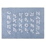 Lorena Canals ABC Washable Rug (Blue) by Lorena Canals