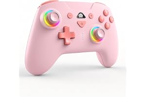 Switch コントローラー 自動連射機能 背面ボタン付き マクロ機能 Bluetooth接続 6軸ジャイロセンサー 7色RGBライト 1000mAhバッテリー 長時間使用 4段階HD振動 Switch1/Switch2/Android/PC（有線）/iOSに対応 日本語取扱説明書付き PeriphX スイッチ プロコン 全機能搭載 洗練されたデザイン かわいい配色 マクロループ機能付き