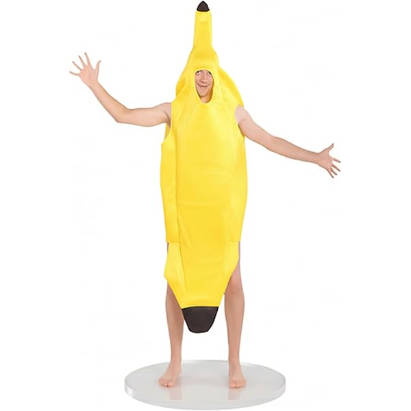Amazon.co.jp: [スグ着] バナナ 着ぐるみ 子供 大人 セット
