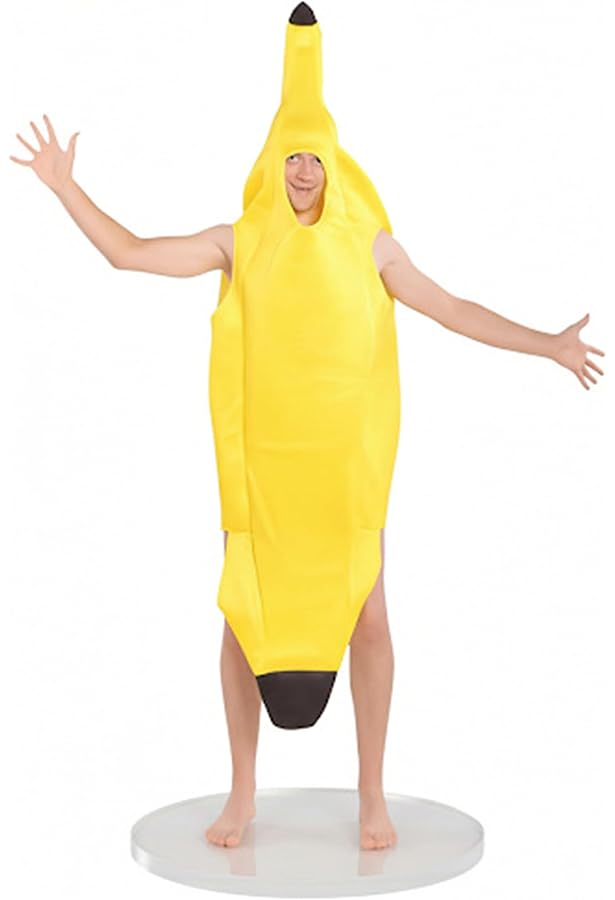 Amazon | 【 面白 バナナマン ハロウィン コスプレ 着ぐるみ 大人用 (L