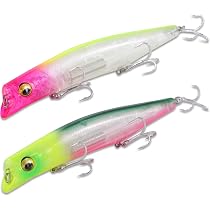 Amazon.co.jp: CONTYU シーバスルアー セット ミノー 2個入 122mm 21g