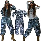 つなぎ　オールインワン　長袖　ロング丈パンツ　作業着　イベントオールインワン　迷彩　M　one0688-M