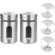 Amazon | Liroyal ﻿調味料入れ 塩コショウ入れ (2個入り