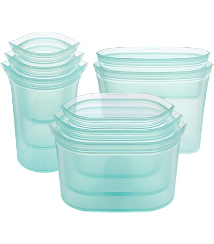 Amazon｜Zip Top (ジップトップ) 繰り返し使える食品保存袋 8点フル