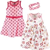 ハドソンベビー女の子3 Pieceドレスとヘアバンドセット12 to 24 Monthsフローラル