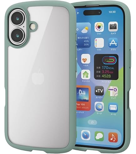 スマホアクセサリー oKomeKen ELECOM エレコム iPhone16 用 ＆me ソフトケース メタリック