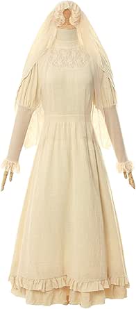 Amazon Exfun The Curse Of La Llorona コスプレ 衣装 ラ ヨローナ 泣く女 コスチューム ドレス ワンピース 服装 L コスプレ 仮装 通販