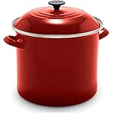 ル・クルーゼ ストックポット 寸胴鍋 並行輸入品 (7.6L, チェリー)