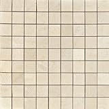 Samson 1005581 Genesisマットモザイク床と壁タイル、12 x 12インチ、シェル、1ピース