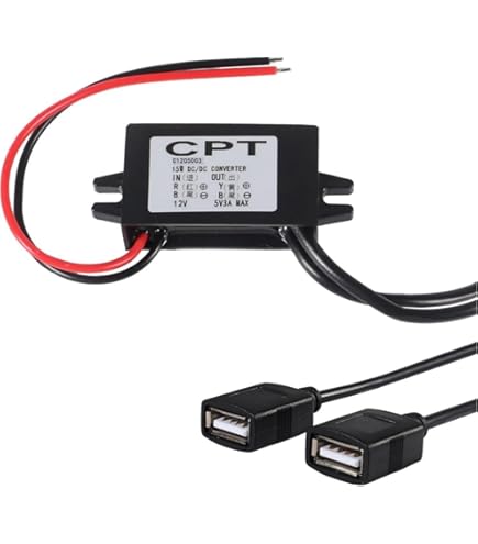 ノーブランド品 　デュアルUSB　 車　DC-DC　コンバータモジュール　12Vー5V 3A 15W　電源アダプタ dwos6rj Amazon.co.jp: ダブル 2 USB DC-DC カー コンバータ モジュール 12v To