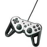 エレコム ゲームパッド USB接続 12ボタンアナログスティック搭載 振動/連射 高耐久 【ファイナルファンタジーXIV: 新生エオルゼア推奨】 ダークシルバー JC-U3312SSVD