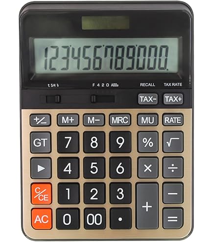 Amazon.co.jp: Mengshen 電卓 14桁 計算機 オフィスの計算機