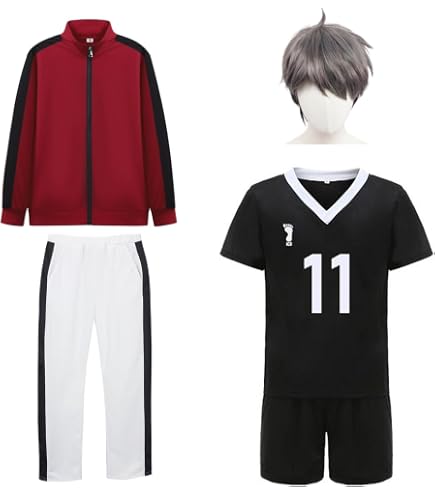 Amazon | longmucos ハイキュー 稲荷崎高校 ジャージ 宮侑 宮治