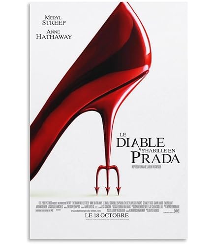 Amazon.co.jp: プラダを着た悪魔 映画ポスター クール ポスター 壁