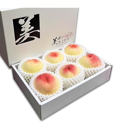 Amazon.co.jp: 【和歌山県産】秀品 紀の里の桃 大玉限定 化粧箱入 1箱