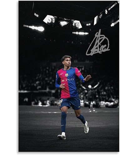 Amazon.co.jp: FCバルセロナのリオネル・メッシ選手が通算600 絵画