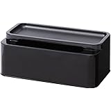 ideaco(イデアコ) ソフトパックティッシュケース ブラック ecoroof (エコルーフ)