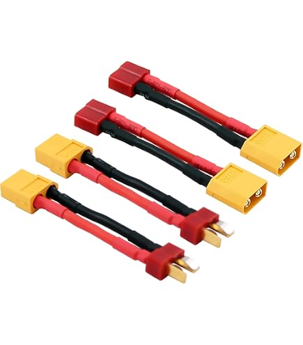 Adapterkabel 3 Stück – Big Tamiya Auf Deans Stecker, 12 AWG, 10 Cm, Für RC-Modelle