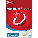 Trend Micro Maximum Security 5 Devices 3 Years for PC, Mac, Android & IOS