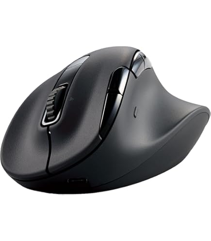 ELECOM - 新品未開封 静音 握りの極み ELECOM M-XGL20DLBK Amazon.co.jp: エレコム ワイヤレスマウス 静音 ULTIMATE LASER