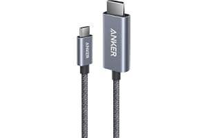 Anker Nano USB-C & HDMI ケーブル (4K 60Hz, 高耐久ナイロン) 1.8m HDR対応, 安定接続 iPhone 16 / 15 MacBook Air Pro iPad Pro/Air 他対応