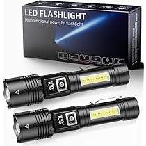 Amazon.co.jp: 懐中電灯 led 強力 軍用 最強 【2025新型2-in-1多