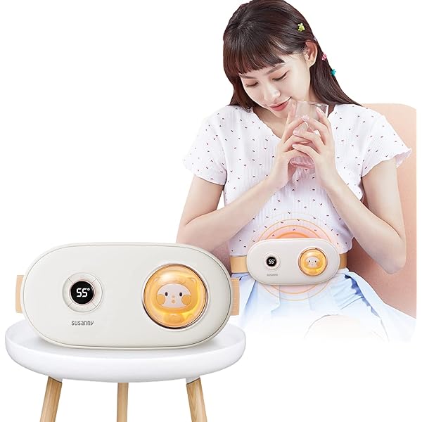 Amazon | Susanny腰サポーター 腹部 EMS振動 温熱 腰ベルト可愛い猫 