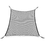 Kicode カーシートストレージメッシュオーガナイザー 4つのフック付き SUVトラックミニバン用