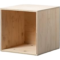 Amazon｜レコードボックス70 ナチュラル 収納箱 木箱 国産 日本製 完成