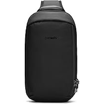 Amazon | Pacsafe バイブ 150 ジェットブラック | ボディバッグ・ワン