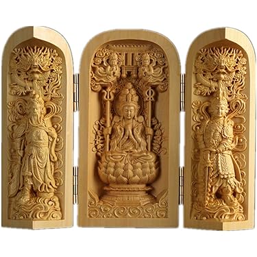 ♥骨董品　木彫り　仏像　木箱付き　仏様　仏具　仏壇　彫刻 Amazon.co.jp 人気ギフトランキング: 仏像 で、ギフトの設定を使用して