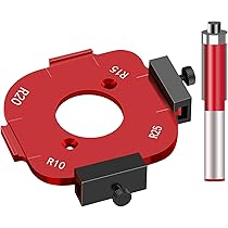 Amazon | zhihu コーナー加工治具 トリマー ガイド 角治具 2点