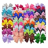 ティーンエージャーの赤ちゃんの女の子（3インチとギフトボックスパック）のための40PCSのブティックバレッタヘアボート