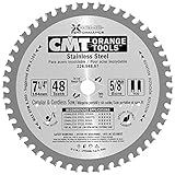 CMT 226.548.07 Stainless Steel Saw Blade with 7-1/4-Inch by 48 Teeth TCG Grind and 5/8-Inch Bore [並行