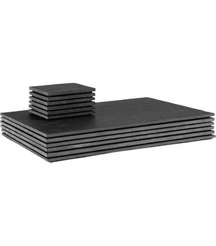 Argon Tableware Rectangle Slate Placemats - 30 X 20cm - Pack Of 24